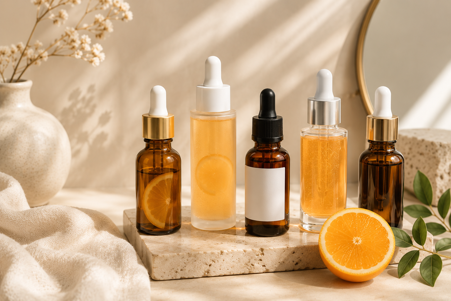 Sieri alla vitamina C per una pelle luminosa
