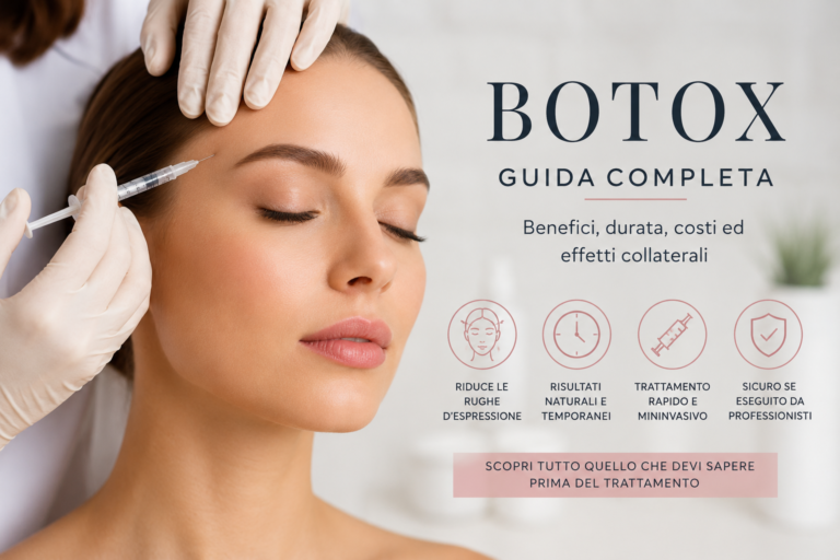Trattamento Botox eseguito da un medico estetico