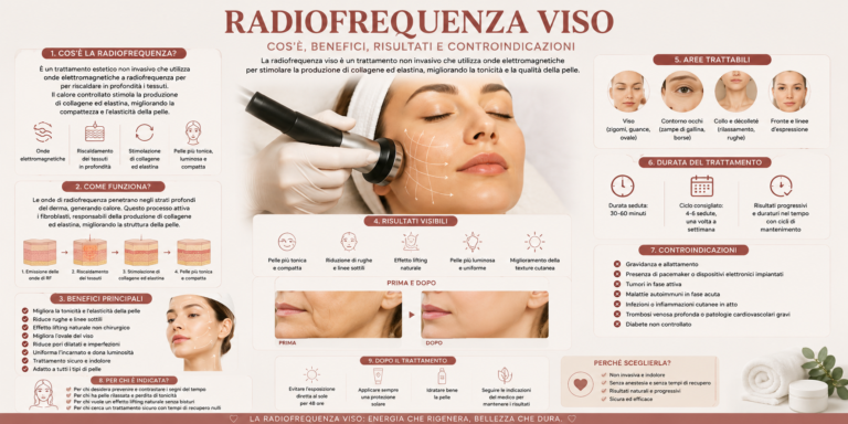 Radiofrequenza Viso: cos’è, benefici, risultati e controindicazioni