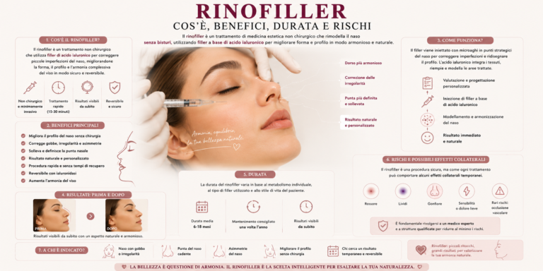 Rinofiller: cos’è, benefici, durata e rischi