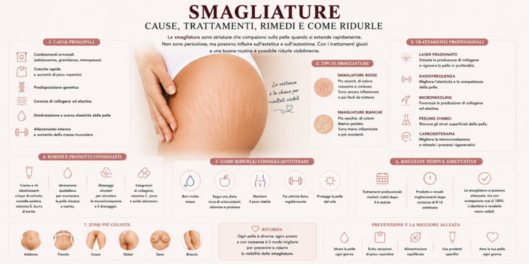 Smagliature: cause, trattamenti, rimedi e come ridurle
