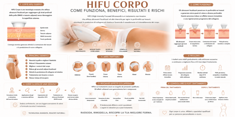 HIFU Corpo: come funziona, benefici, risultati e rischi