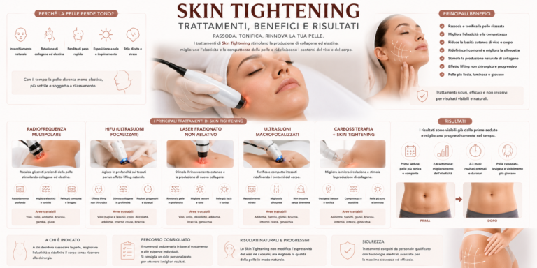 Skin Tightening: trattamenti, benefici e risultati