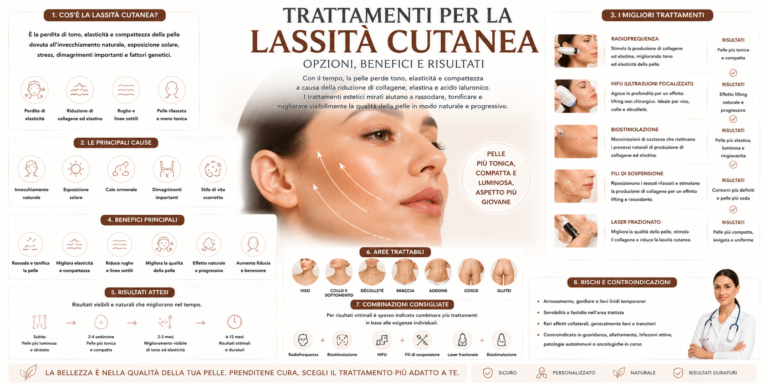 Trattamenti per la Lassità Cutanea: opzioni, benefici e risultati