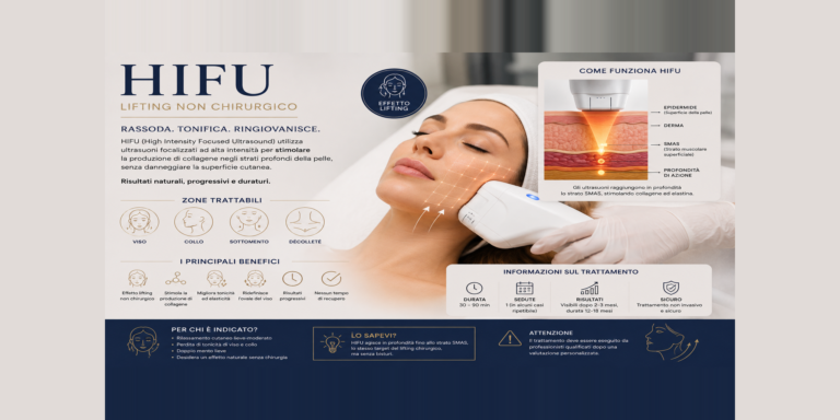 HIFU: cos’è, come funziona, benefici e controindicazioni