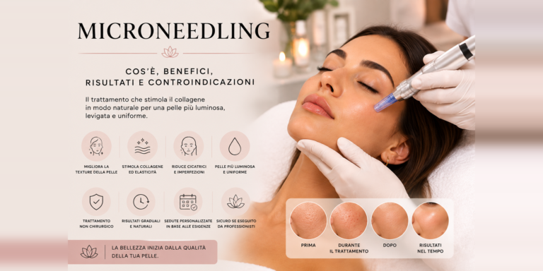 Microneedling: cos’è, benefici, risultati e controindicazioni