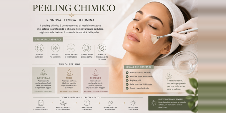 Peeling Chimico: cos’è, benefici, tipi e controindicazioni