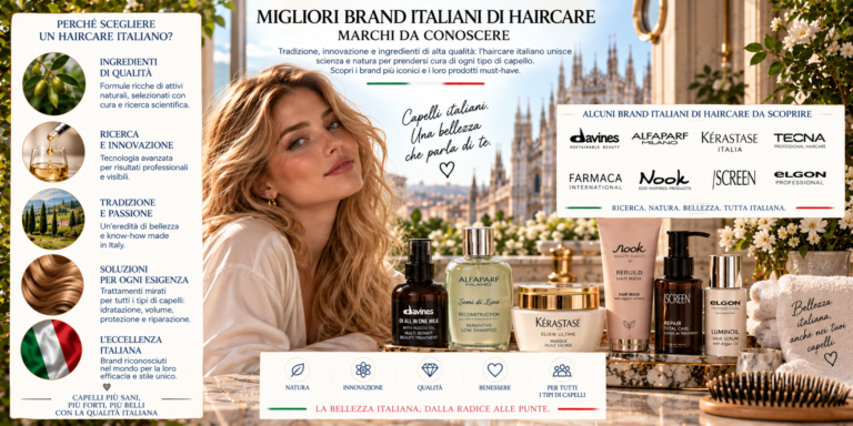 Migliori brand italiani di haircare con prodotti per capelli ricci, secchi, colorati, fini e danneggiati