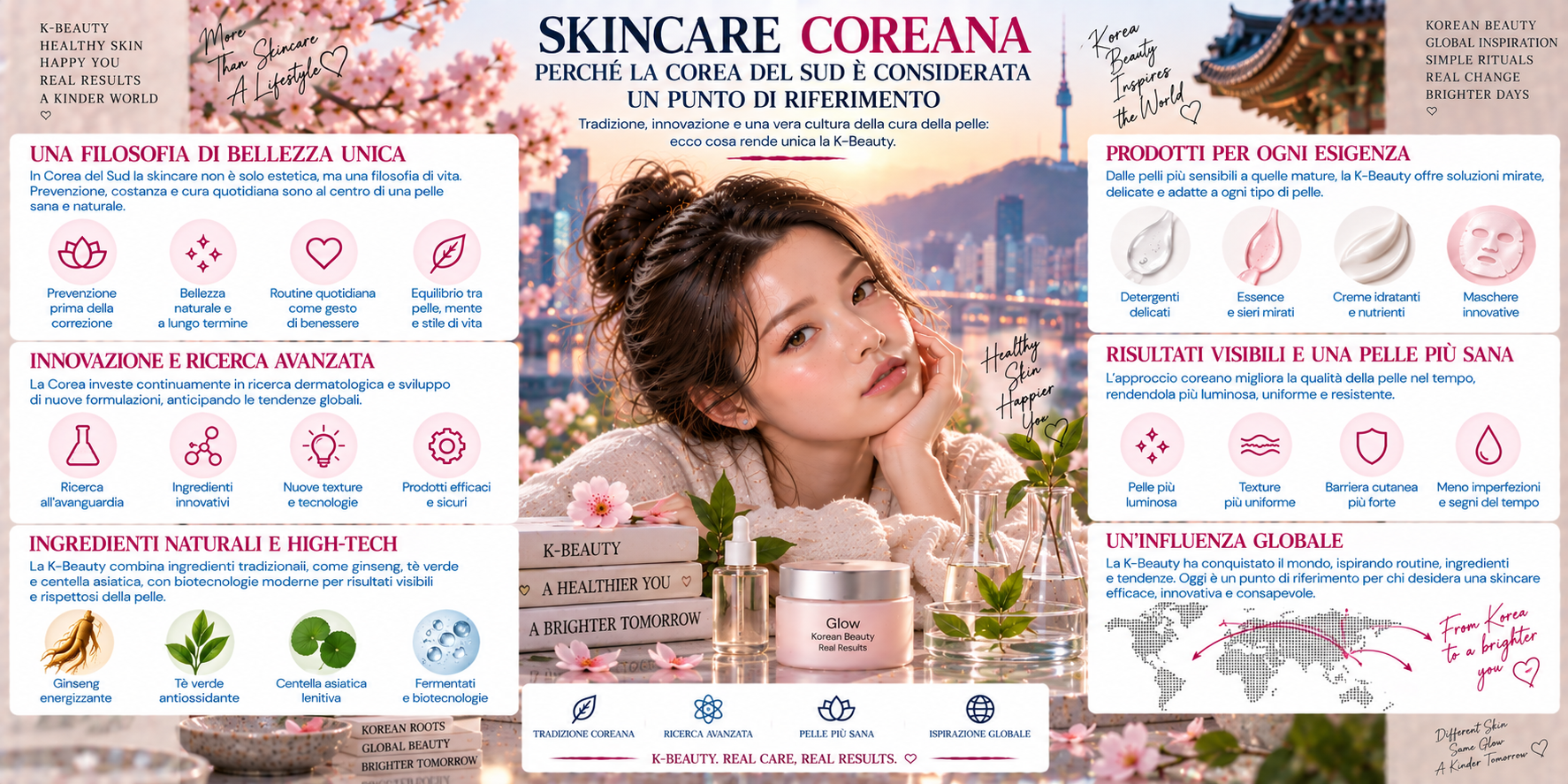Skincare coreana e innovazione K-Beauty tra routine, ingredienti e tecnologia cosmetica