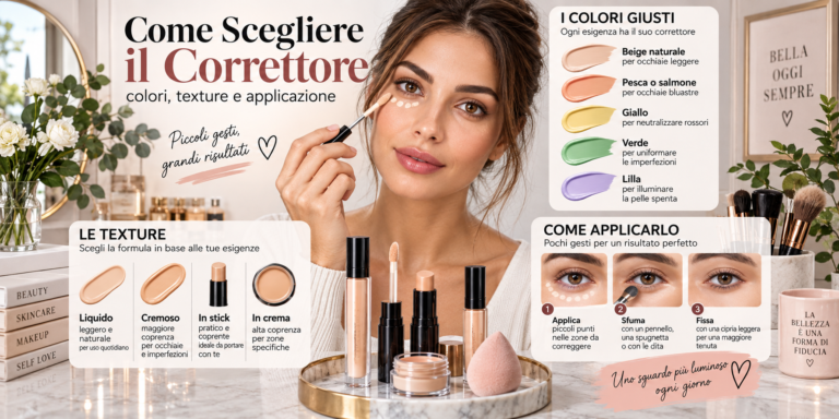 Come scegliere il correttore per occhiaie, rossori e imperfezioni